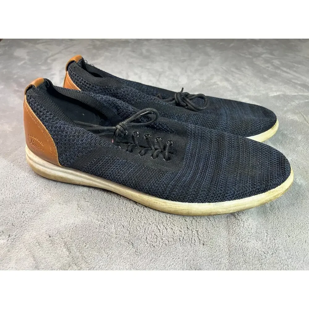 G.H. Bass & Co. blue knit casual oxford mens shoes 13